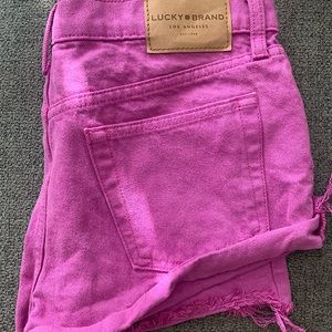 Lucky brand hot pink shorts